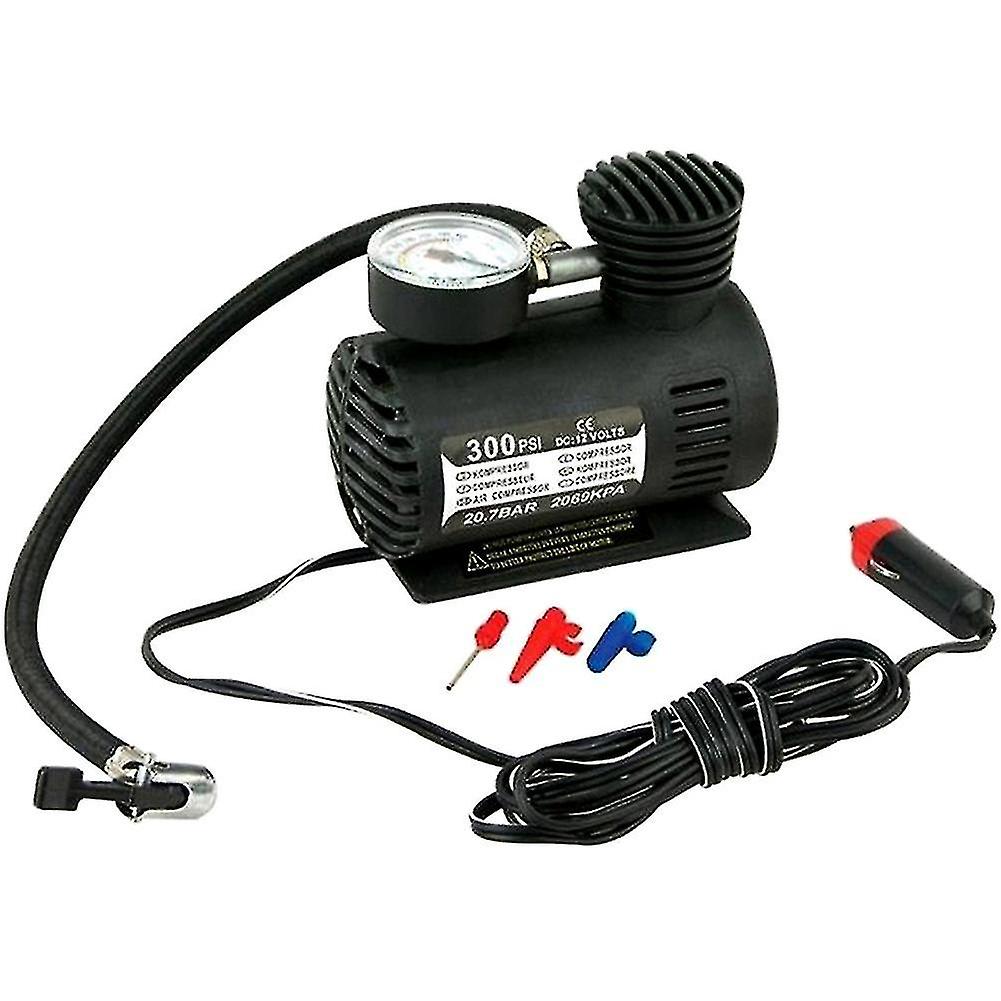 300psi 12v Mini Air Compressor Auto Car Electric Tire Air Inflator Pump