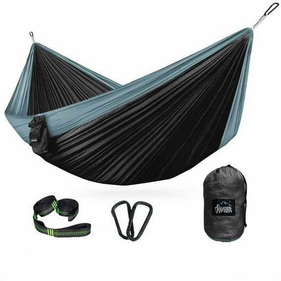 300x200cm Portable Camping Tourist Parachute Cloth Hammocks Outdoor Garden Travel Sleeping Hanging Hammock Swing Nature Hike
