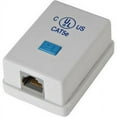 thumbnail image 1 of 301-151WH STEREN CAT 5E SURFACE JACK - WHITE, 1 of 1