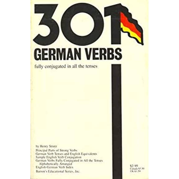 Pre-Owned 301 German Verbs: Fully Conjugated in All the Tenses, Alphabetically Arranged (Paperback) 0812024982 9780812024982