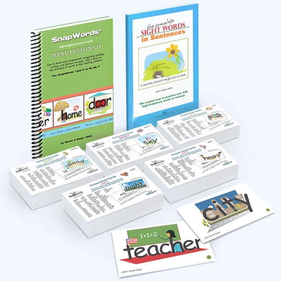 301 SnapWords Pocket Chart Cards