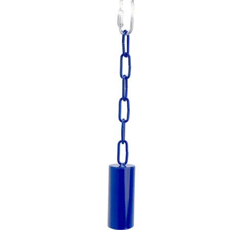 3010 Medium Blue Chime Pipe Ringer M&M Bird Toys Colorful Durable Aviary Bell