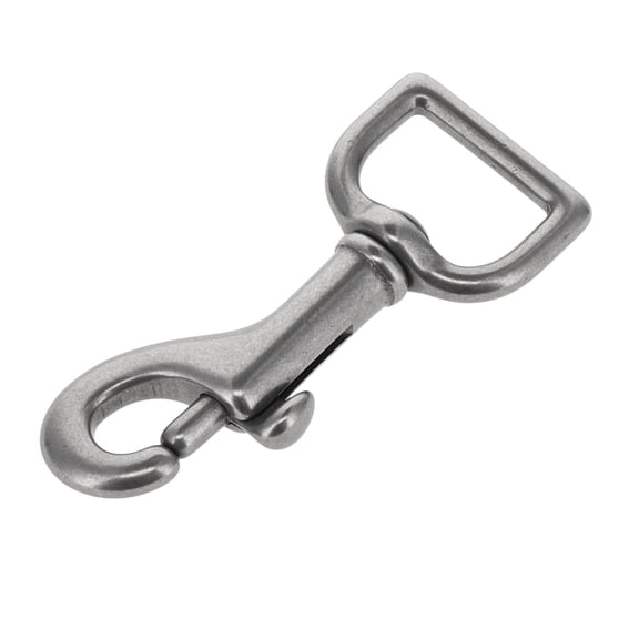 3010 Nickel Matte, Swivel Bolt Snap, Solid Brass