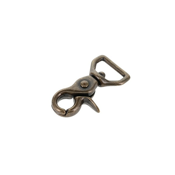 3012A Antique Brass, Extra Mini Swivel Trigger Snap, Solid Brass-LL