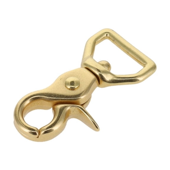 3012A Natural Brass, Extra Mini Swivel Trigger Snap, Solid Brass-LL, Multiple Sizes