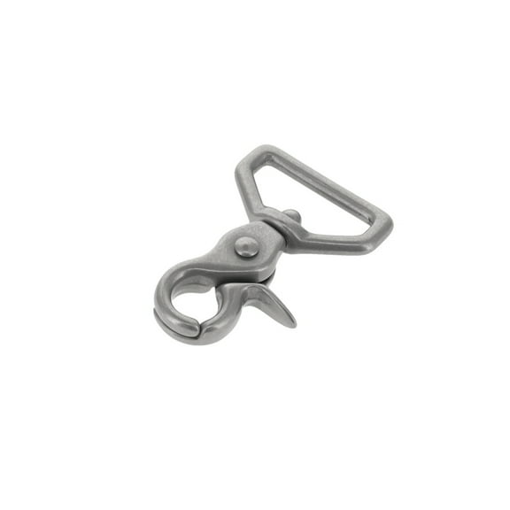 3012A Nickel Matte, Extra Mini Swivel Trigger Snap, Solid Brass-LL