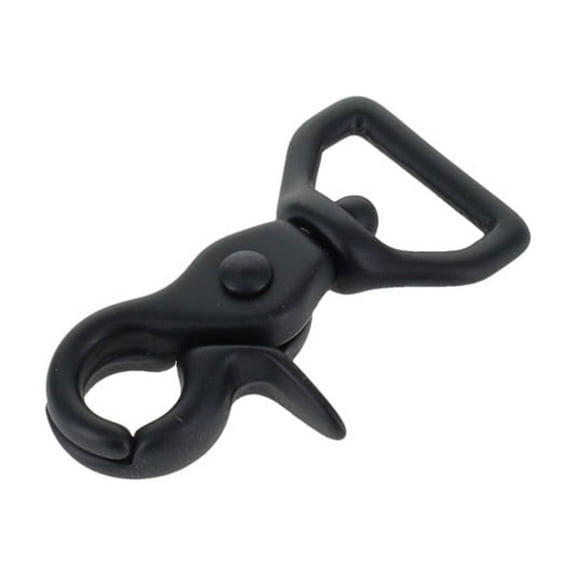 3012A PVD Black Matte, Extra Mini Swivel Trigger Snap, Solid Brass-LL