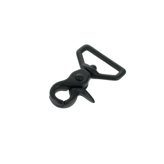 3012A PVD Black Matte, Extra Mini Swivel Trigger Snap, Solid Brass-LL