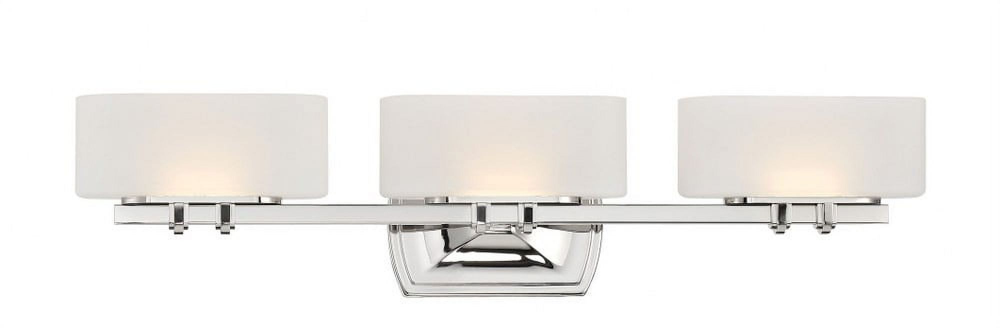 Minka Lavery Overland Park 3-Light Bowl Pendant - Brushed Nickel With Etched White Glass, Adjustable Height