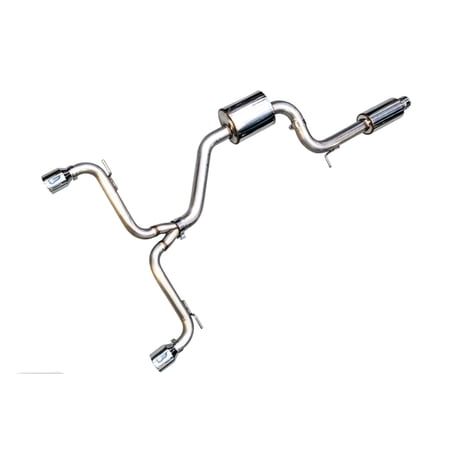 AWE Tuning VW MK7 GTI Touring Edition Exhaust with Chrome Silver Tips