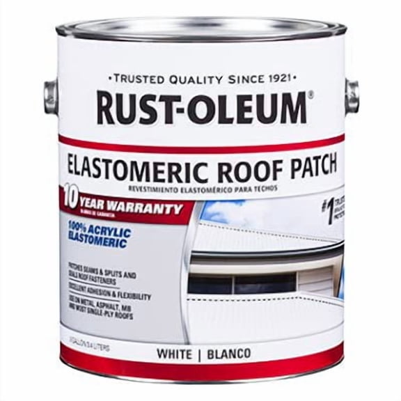 301898 Elastomeric Roof Patch, White, 1-Gallon - Quantity 2
