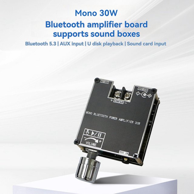 301B Bluetooth Amplifier Board Single Sound 30W Bluetooth Audio Power