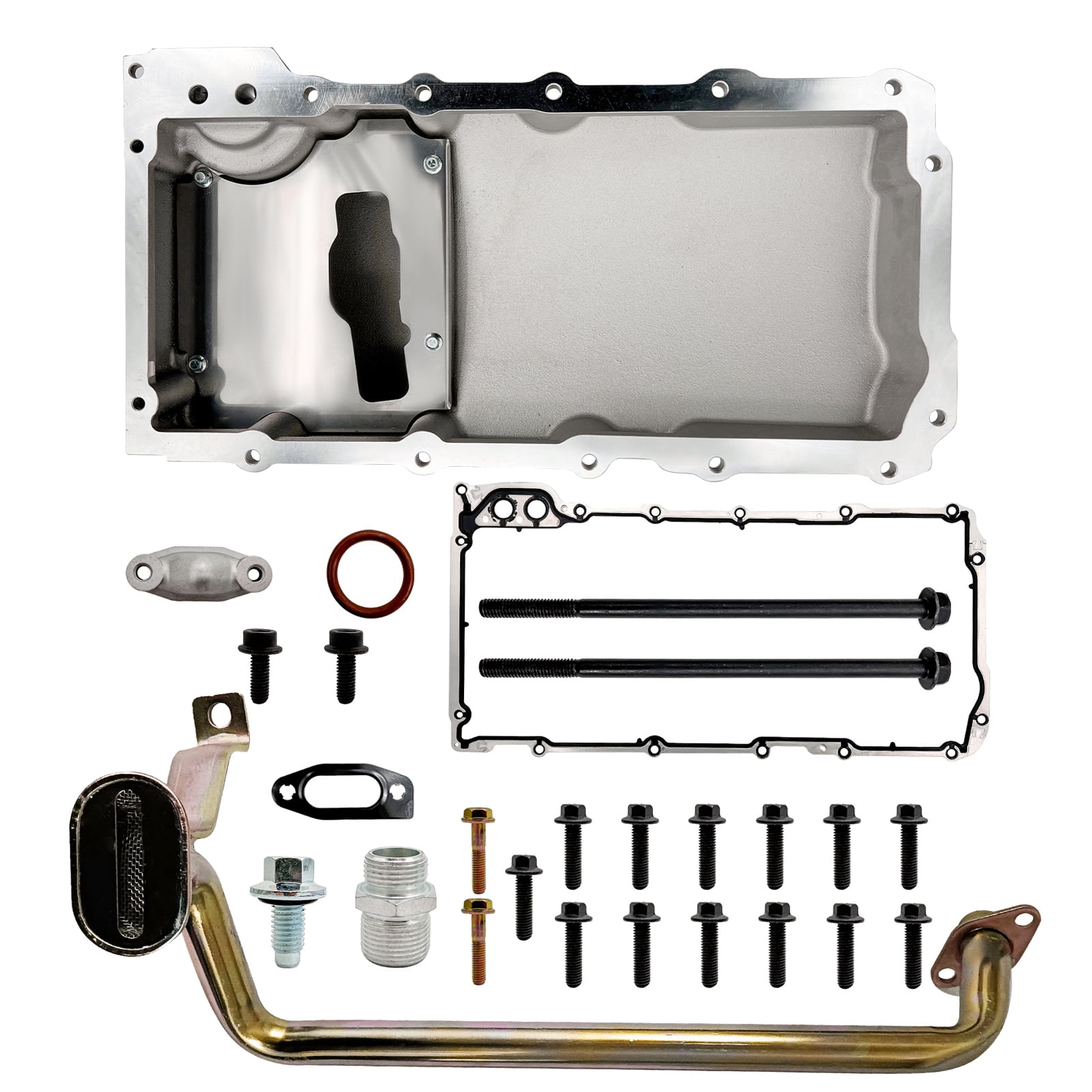 3021 81074 Aluminum Rear Engine Rear Sump Oil Kit Low Profile Oil Pan