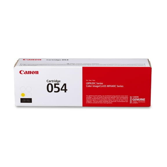 Canon Genuine Toner, Cartridge 054 Yellow (3021C001) 1 Pack, for Canon Color imageCLASS MF641Cdw, MF642Cdw, MF644Cdw, LBP622Cdw Laser Printers