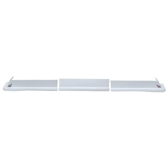 3022-417-W Modified Aero Valance - White, 3 Piece