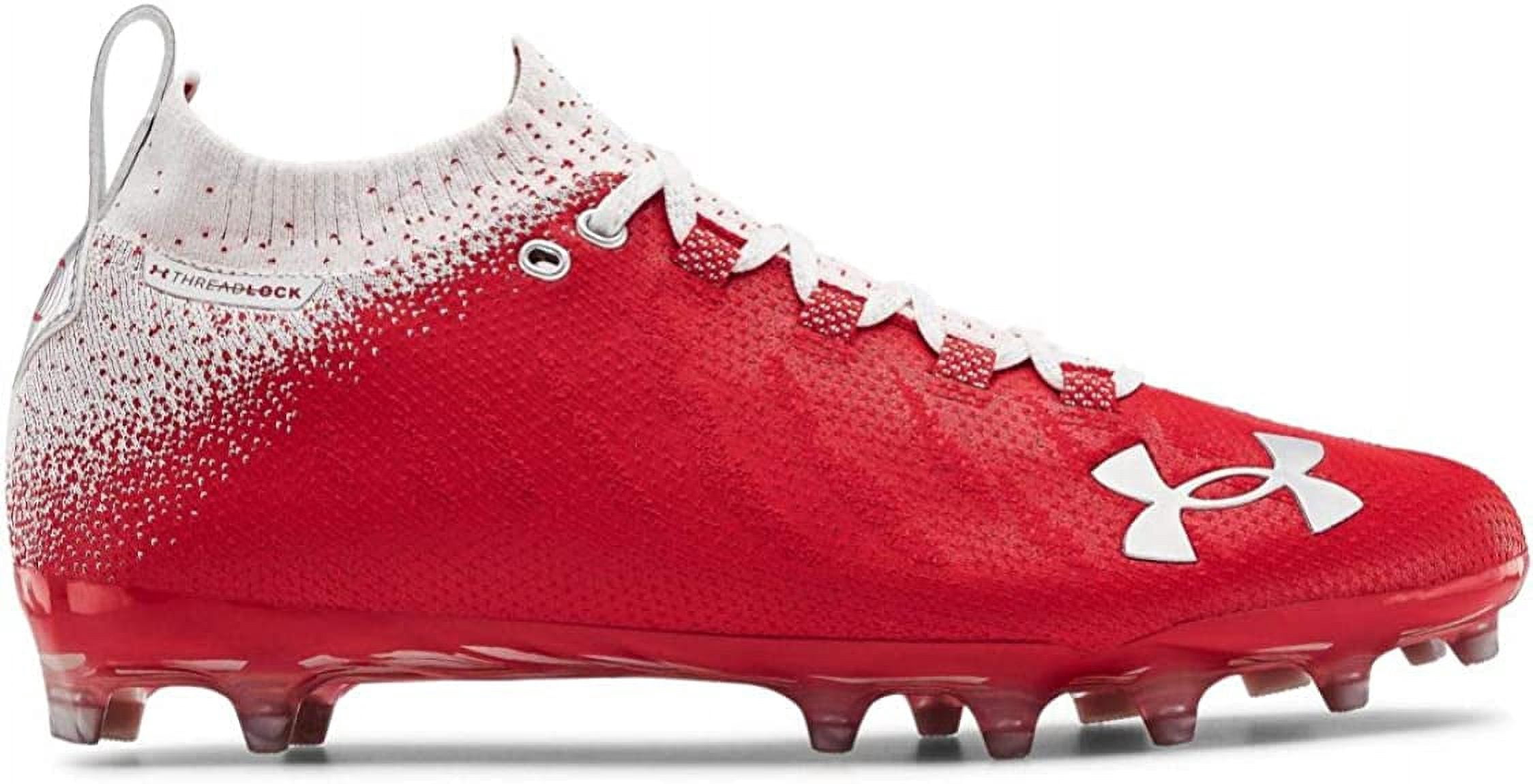 3022654 Under Armour Mens Spotlight Lux Mc Cleats Red 600 