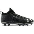 thumbnail image 1 of 3022667 Under Armour Men Spotlight Select Mid Mc Cleats Black 001 Size 12.5, 1 of 4