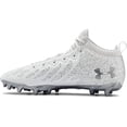 thumbnail image 1 of 3022667 Under Armour Mens Spotlight Select Mid Mc Cleats White 100 Size 11.5, 1 of 4