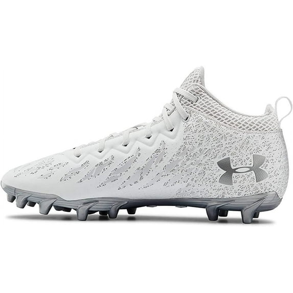 3022667 Under Armour Mens Spotlight Select Mid Mc Cleats White 100 Size 9