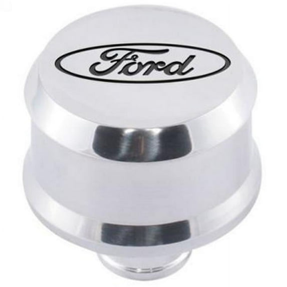 302438 2.5 in. Push-in Breather Cap for Ford, Silver
