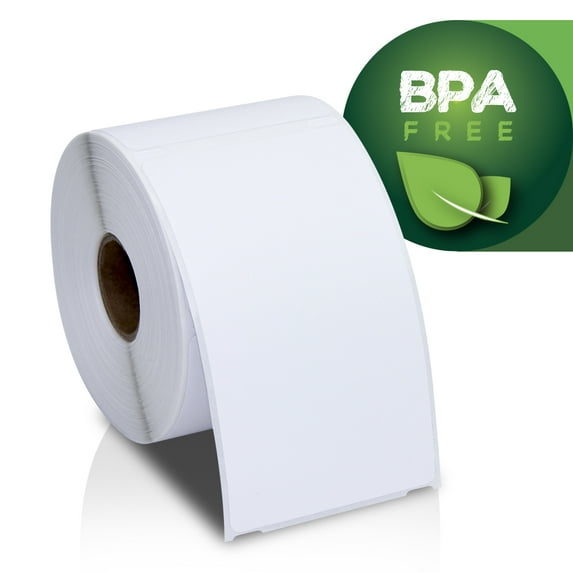 30256 Removable Dymo Compatible (12 Rolls, White, 300 Labels per Roll, 2-5/16" x 4") for LabelWriters, Shipping Labels