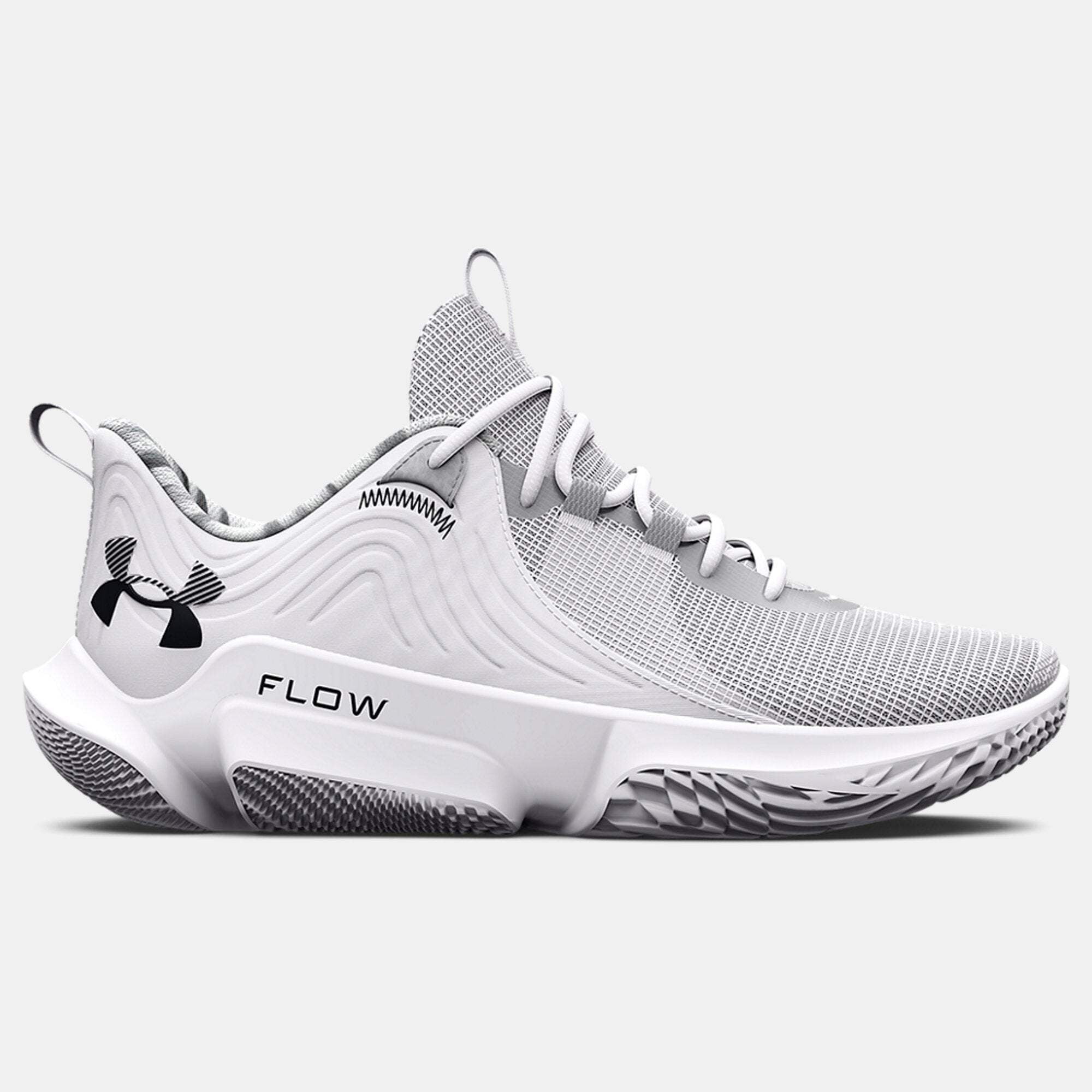 UNDER ARMOUR UA FLOW FUTR X 3 ホワイト/ゴールド Shop Under Armour UA Flow FUTR X 3 Basketball Shoes White