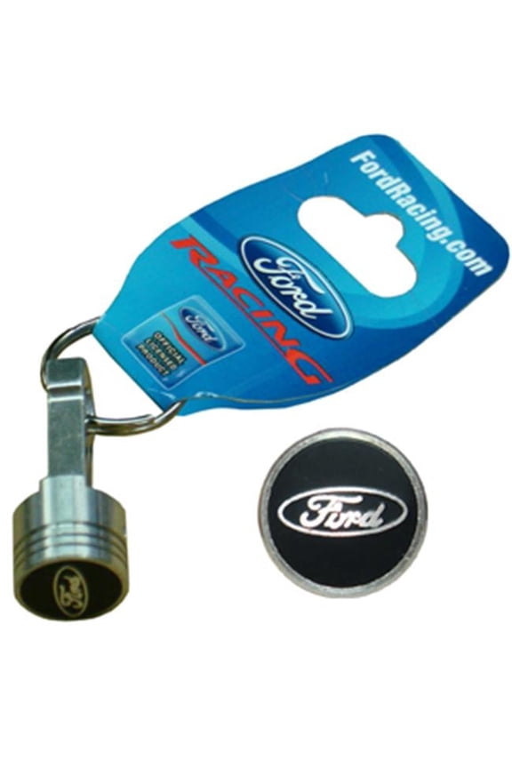 302700 Piston & Rod Keychain- Aluminum - Silver