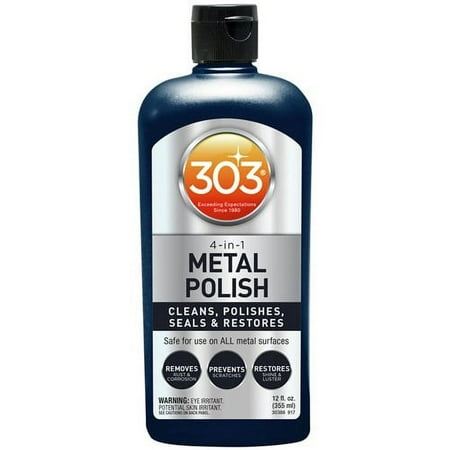 303 12 Ounce Bottle of Scratch Resistant Shine & Restoration All Metal Polish