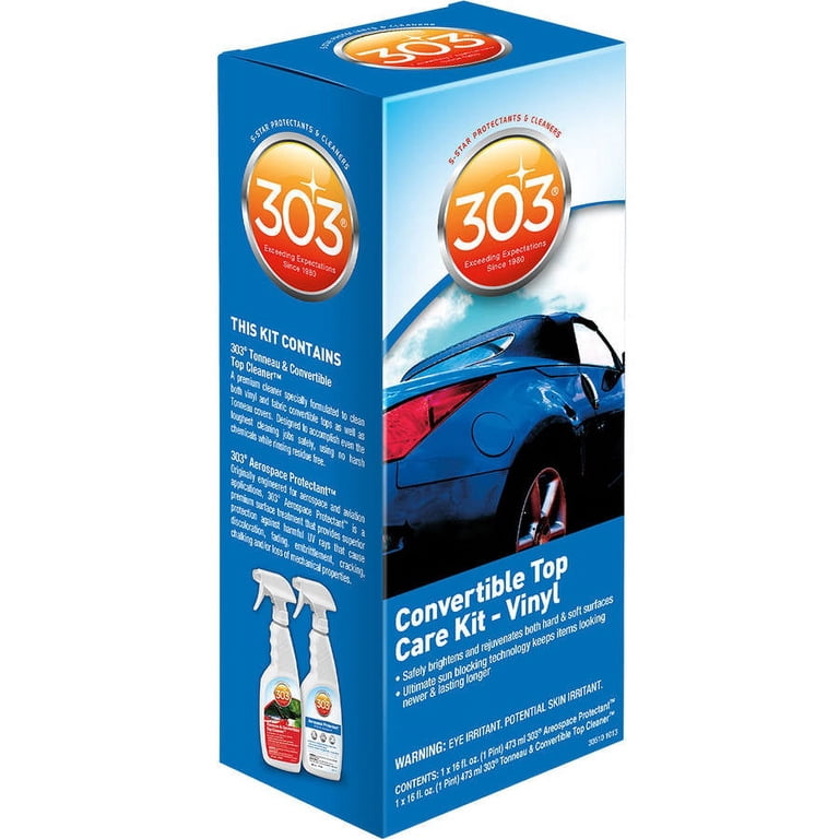 303 Convertible Vinyl Top Cleaning and Care Kit - Cleans And