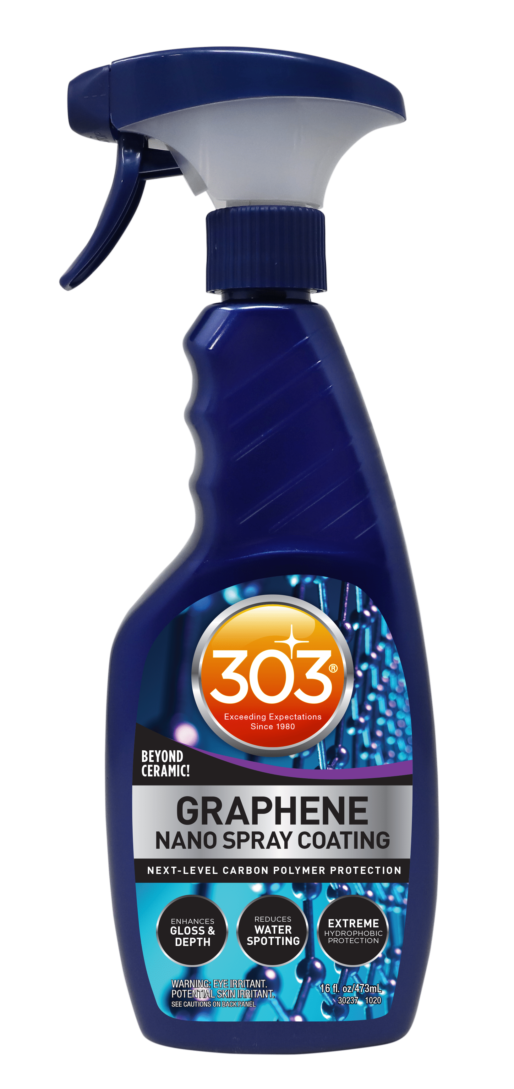 303 Graphene Nano Spray Coating - Next Level Carbon Polymer Protection,  Enhances Gloss and Depth, Extreme Hydrophobic Protection, Beyond Ceramic,  15.5oz (30236CSR) Packaging May Vary 