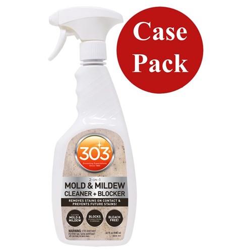 303 Mold and Mildew Cleaner and Blocker 32oz Case of 6 Mold and