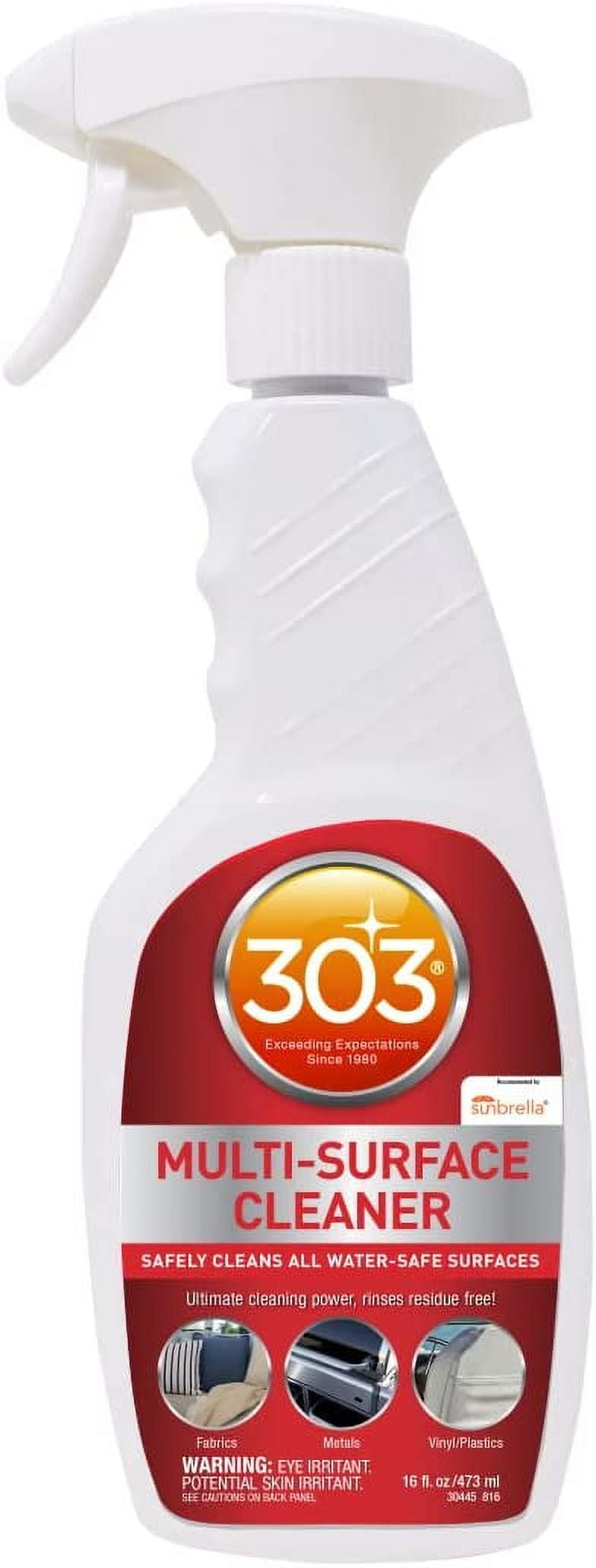 CWR WHOLESALE 303 Products Multi-Surface Cleaner | 16oz | Safely Cleans All Water Safe Surfaces | Ultimate Cleaning Power | Rinses Residue Free | Recommended By Sunbrella | Part# 30445CSR