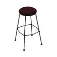 thumbnail image 1 of Holland Bar Stool Co Stationary 30 in. Backless Bar Stool with Faux Leather Seat - Black Wrinkle, 1 of 2