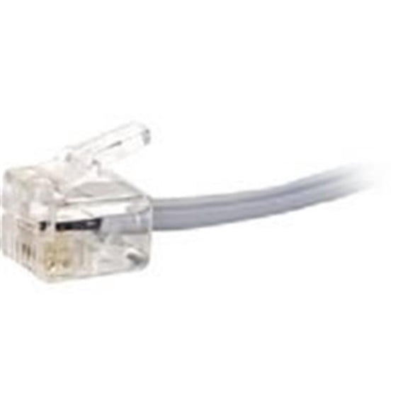304-007SL 7 ft. 4-Conductor Line Cord - Silver