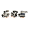 thumbnail image 1 of 304/316 Stainless Steel Mini Ball Valve 1/8 1/4 3/8 1/2 3/4 / 1 BSP NPT Female Male Thread For Water Oil Acid 2 Way Ball Valve ,Durable Materia, 1 of 2