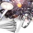 thumbnail image 1 of 304 Outdoor Steel Cable Strapping | Nylon Zip Ties Reusable Heavy Duty | Adjustable Secure Lock Mechanism | High Temperature Resistant -15kg Tensile | Weatherproof | 1 Pack, 1 of 7