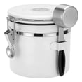 thumbnail image 1 of 304 SS Vacuum Sealed Container with Built-in Valve & Spoon Airtight Coffee Bean Jar, 1 of 4