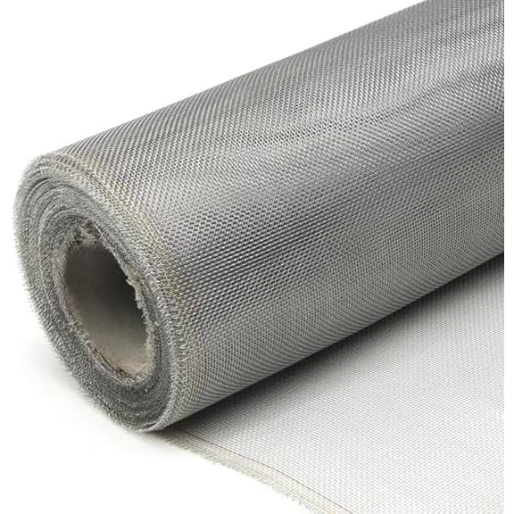 304 Sliver Stainless Steel Robust & Shielding Window Screen Replacement Mesh Screen, 47IN x 100FT, Perfect for Windows, Doors, Patios & Pets, Mosquito-Proof,Sturdy Screen Mesh Roll (20 Mesh)