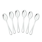 304 Spoons Mini Coffee Spoon 18/10 Stainless Steel Small Spoons For Dessert Tea Set Of 6