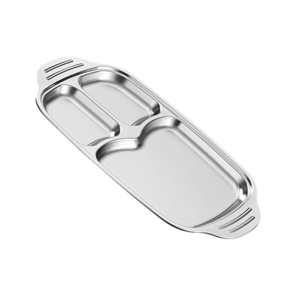 304 Stainless Serving Platters Easy Maintenance Buffets Plate For Household Daily Use