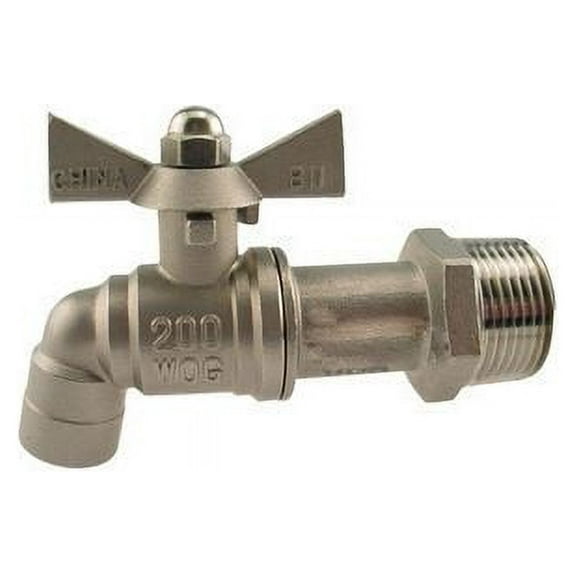 304 Stainless Steel 1/4 Turn Sampling Faucet 3/4"