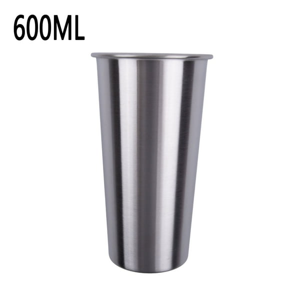 304 Stainless Steel 230/360/500/600ml Beer Milkshake Cup for bar Coffee Shop