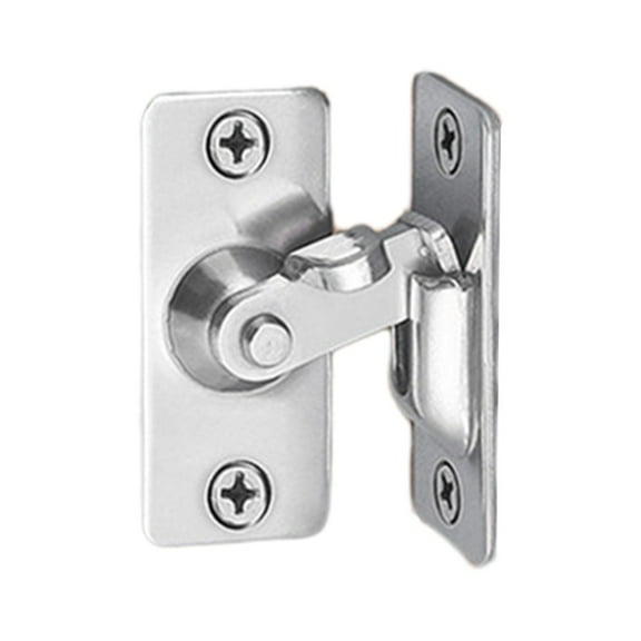 304 Stainless Steel 90 Degree Right Angle Hook Lock Bolts for Sliding Doors and Cabinets
