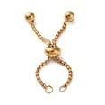 thumbnail image 1 of 304 Stainless Steel Adjustable Finger Ring Findings Slider Chains for Finger Ring Making Golden 108mm, 1 of 3