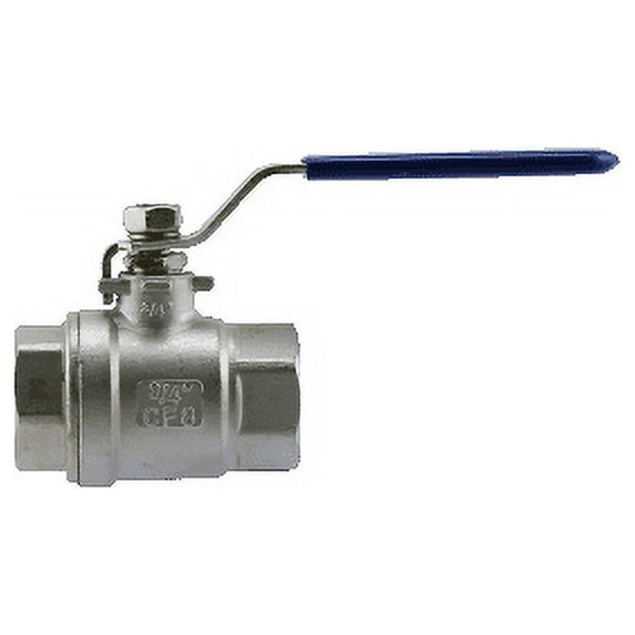 304 Stainless Steel Ball Valve - 3/4"