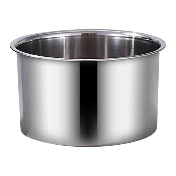 304 Stainless Steel Basin 16 Gauge Food Grade Prep Bowl, Heavy Duty Mixing Bowl with Flat Rim for Pouring, for Kitchen, Camping, BBQ, 1 Pack