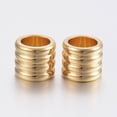 thumbnail image 1 of 304 Stainless Steel Beads Column Golden 12x10.5mm Hole: 8.5mm, 1 of 2