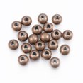 thumbnail image 1 of 304 Stainless Steel Beads Round Red Copper 3x2.5mm Hole: 1.1mm, 1 of 2