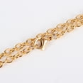 thumbnail image 1 of 304 Stainless Steel Cable Chain for Necklace Making with Lobster Claw Clasps PVD Vacuum Plating Golden 23.6 inch(59.9cm) diy, 1 of 2