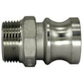 thumbnail image 1 of 304 Stainless Steel Cam-and-Groove Adapter 2" Cam Lock Adapter x 2" Male NPT SUS304, 10 Pack, 1 of 1